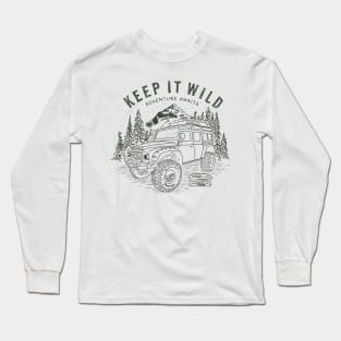 Keep it wild Defender Black Long Sleeve T-Shirt